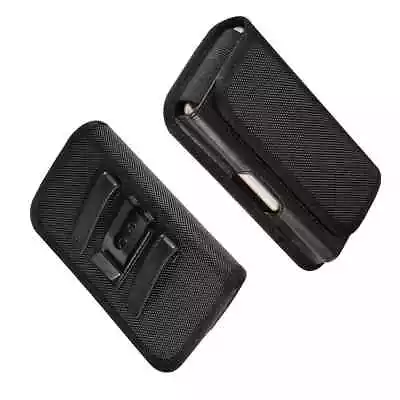For ZTE Blade V6 Plus Metal Belt Clip Holster With Card Holder In Textile And... • $57.15