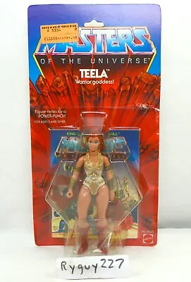 MOTU Teela 8-back Masters Of The Universe MOC Sealed Figure He Man MOSC • $4795