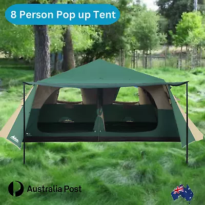 Weisshorn Instant Up 8 Person Family Camping Tent • $319.95