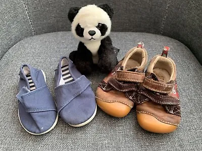 £7.99 • Buy Boys Bundle Of Shoes Size Uk 4 & Plush Panda Toy Clarke’s Mothercare