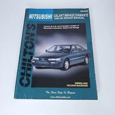 Chilton Repair Manual Mitsubishi Galant Mirage Diamante 1990-00 #50450 • $15.97