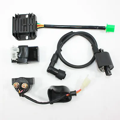 Coil + CDI UNIT + Regulator + Solenoid 150cc 250cc PIT Quad Dirt Bike ATV Buggy • $34.18