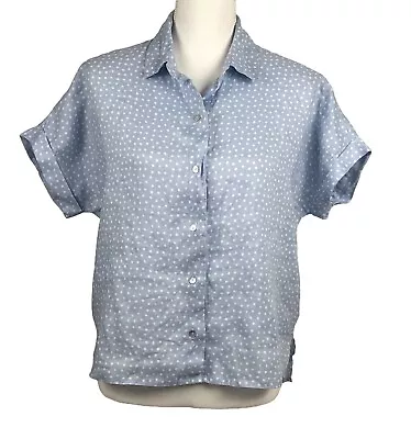 Nicole Miller Women Top Blouse Light Blue Size XS • $10