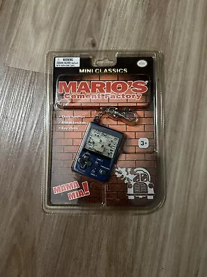 New Nintendo Mini Classics Mario’s Cement Factory Keychain Retro Game Watch New • $15