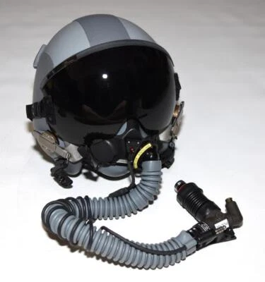$410 • Buy Gentex HGU-55 US Military USAF USN Pilot Flight Helmet W/ MBU-20 O2 Mask - MED