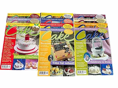Cake Craft & Decoration Magazines 11 Issues - Feb 02 To May 02 • £10