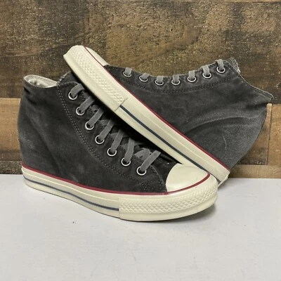 $34 • Buy Converse Chuck Taylor All Star Lux Hidden Heel Wedge Gray Womens Size 10 547193C