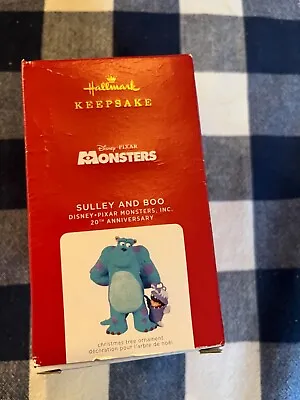 Monsters Inc. Sully And Boo 20th Anniversary Hallmark Keepsake Ornament 2021 NEW • $20