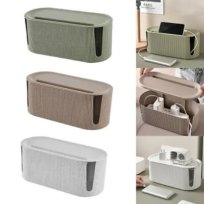 Cable Management Box Dustproof Safety Covering Wire Cable Organizer Box • £15.42