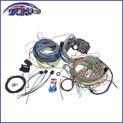 $97.88 • Buy 21 Circuit Wiring Harness Chevy Mopar Ford Hotrods Universal Extra Long Wires