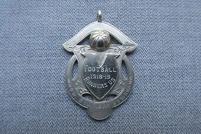 Mhow Soldiers Gymkhana -- Silver Football Medal -- 1918 -19 -- WW1 / Militaria  • £29.99