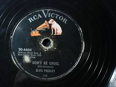 Elvis Presley Hound Dog 78 Record Don't Be Cruel 20-6604 • $24.99