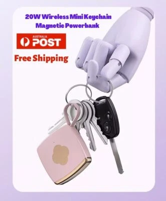 $19.99 • Buy Mini Wireless Keychain Portable 20W Fast Powerbank Type C Magnetic For Iphone