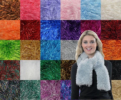 £2.38 • Buy King Cole Tinsel Chunky Glitter Metallic Knitting Yarn