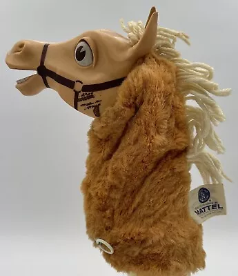 Vintage 1962 Mr Ed TV Show Talking Horse Hand Puppet Toy Mattel Pull String • $84.95