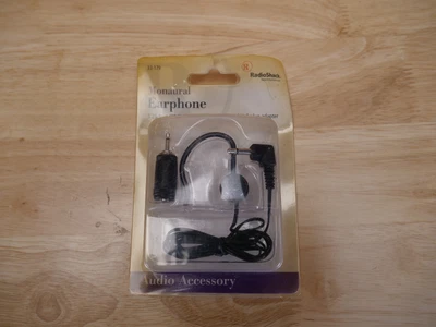 $20 • Buy Radio Shack Monaural EARPHONE 33-179 Audio Accessory New Unopened Package