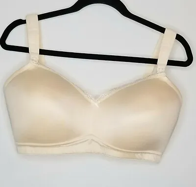 La Leche League Ivory Freedom Full Figure Nursing Maternity Bra 44DD 0551 • $20.99