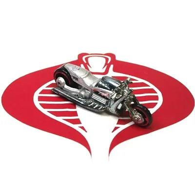 HOT WHEELS Airy 8 Silver Die Cast Motorcycle Bike 1:64 Scale Loose Mattel  • $4.99