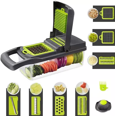 Multi Blade Adjustable Mandoline Vegetable Slicer With Precise Max Adjustability • $18.98