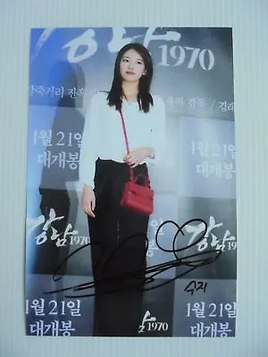 Suzy Bae Miss A 4x6 Photo Korean Actress KPOP Autograph Signed USA Seller A11 • $14.99