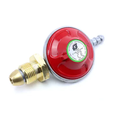 Propane Screw In Red LPG Gas Bottle Regulator Fits Calor Campervan Caravan BBQ • £12.99