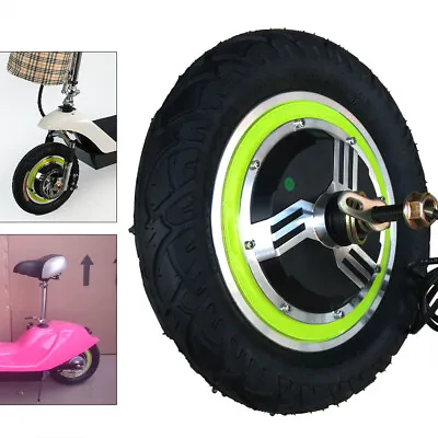 $77.90 • Buy 12in 24V Wheel Motor Electric Scooter E-bike Conversion Kit Brushless Hub Motor