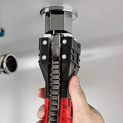 Multifunctional Tap Wrench Plumbing Tools For Sink Bathroom Kitchen 2 Versions • £7.95