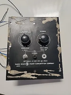 Vintage Realistic Optimus-9 CAT.NO40-4023 Adjustable Crossover Speaker Board • $55