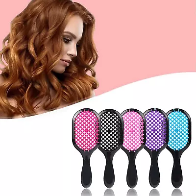 Vented Detangling Hair Brush Massage Hair Comb For Women Long Thick Curly Hair • $6.17