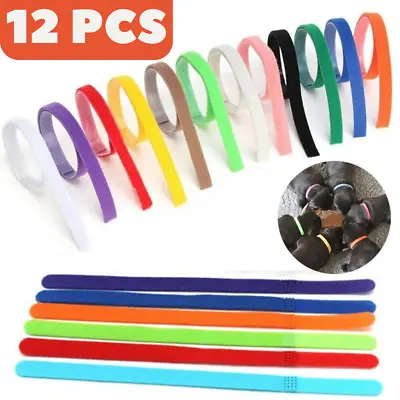 12 Newborn Whelping Id Bands Puppy Pet Kitten Identification Adjustable Collars. • £3.37