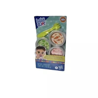 Hasbro 3 Pack Baby Alive Solid Doll Food With Fork Not Edible Brand New 7 Inch. • $10.99