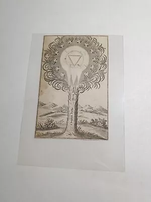 Antique Probably 18th Century Etching / Engraving Signed  • £10