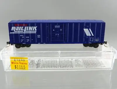 Micro-Trains N 27240 Montaina Rail Link MRL 25058 Freight 50' Rib Side Box Car • $23.97