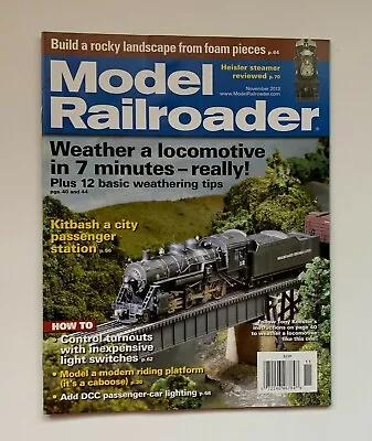 Model Railroader Magazine November 2013 Weather A Locomotive In 7 Minutes • $9.53