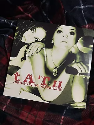 T.A.T.u (Tatu) “200 KM/H In The Wrong Lane”  Red Splatter Vinyl Rare! (open) • $55