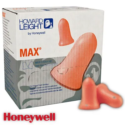 Howard Leight MAX-1 Uncorded Disposable Ear Plugs (Pick Total Pairs) • $38.95