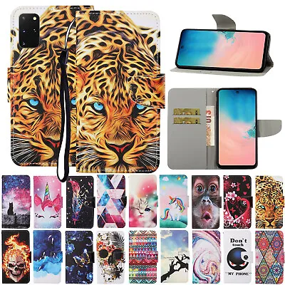For Huawei P30 Pro Y5 Y6 Y7 2019 Y5P Y6P Y7P Painted Leather Wallet Cover Case • $15.05