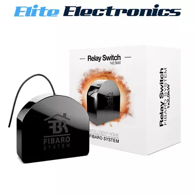 $76.77 • Buy Fibaro Fgs-212 Z-wave On/off Relay Switch Insert 1 X 2.5 Kw
