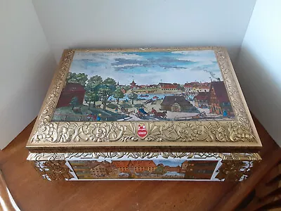 E. Otto Schmidt Lebkuchen Nurnberg 1994 Christmas Cookie Tin Box 16 X11 X 6  • $34.88