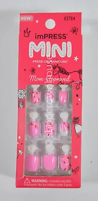 ImPress Mini Nails Press-On Gel Manicure #83764 SUPER DUPER - Ice Cream Design • $6.50