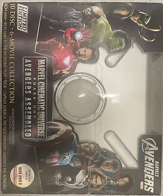 *NEW* Marvel Cinematic Universe Phase 1 Set Avengers Blu-Ray Case SEALED! *RARE* • $450