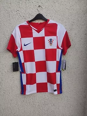 Croatia 2020/2021 Home Football Shirt Soccer Jersey Nike Cd0695-100 Size S • $55