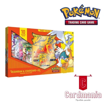 $79.99 • Buy Pokemon - Charizard & Reshiram GX Tag Team Premium Collection Box Set | New