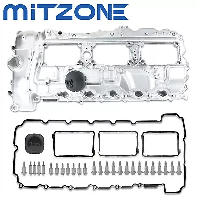 $155.59 • Buy ALUMINUM Valve Cover W/ Gasket & Cap For BMW 135i 335i 535i 640i 740i X3 X5 N55
