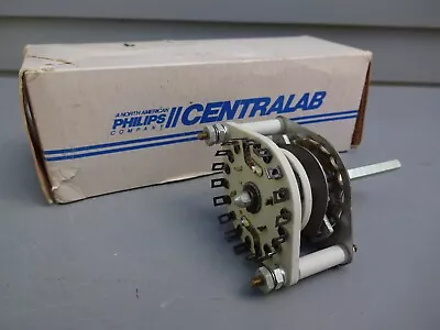 Centralab Jv-9033 / 2 Pole 2-8 Pos Rotary Switch / New In Box • $52.99