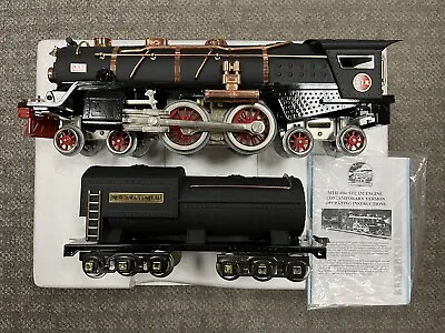 + MTH Standard Gauge Tinplate Crackle Black W/ Brass 400e Steam Locomotive PS.1 • $2500