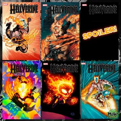 🔥💀 HELLVERINE #1 - SET LOT OF 6 COVERS W/ Foil Skottie Eastman 5/29/24 PRESALE • £20.97