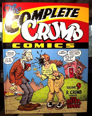 The Complete Crumb Comics Vol. 9 (1992) Hardcover First Edition R. Crumb Signed • $209.89