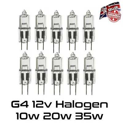 £2.95 • Buy Halogen Bulbs G4 12v 10 20 35 Watt Capsule Light 2 Pin Multi Packs *UK Seller*
