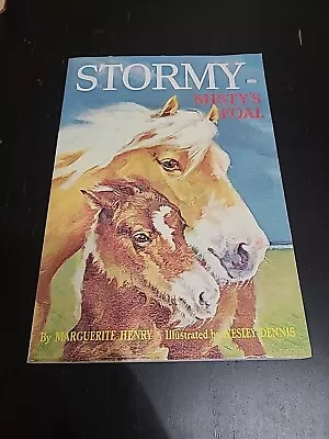 Stormy : Misty's Foal By Marguerite Henry (1987 Trade Paperback) • $6